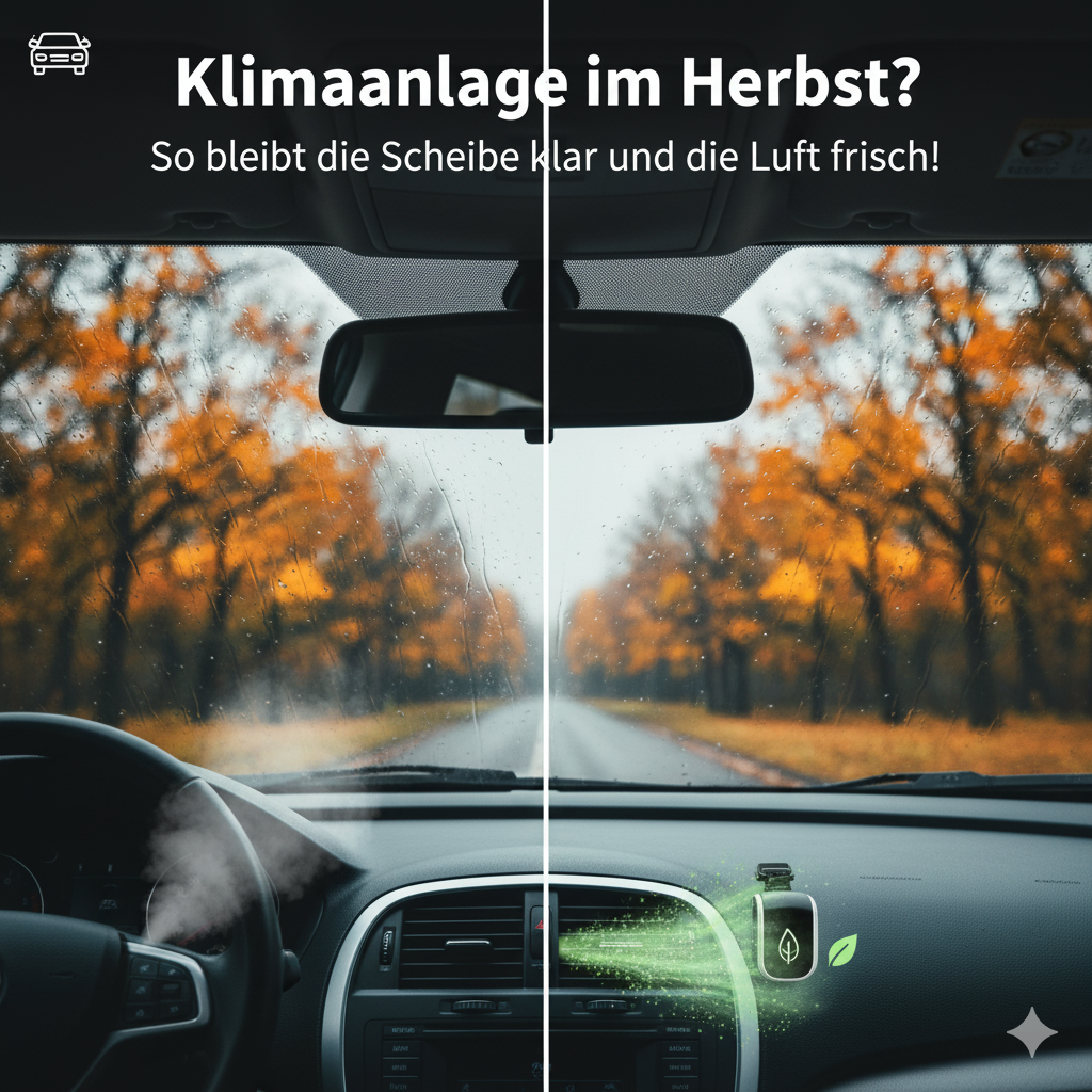 Klimaanlage im Herbst? So bleibt die Scheibe klar und die Luft frisch!