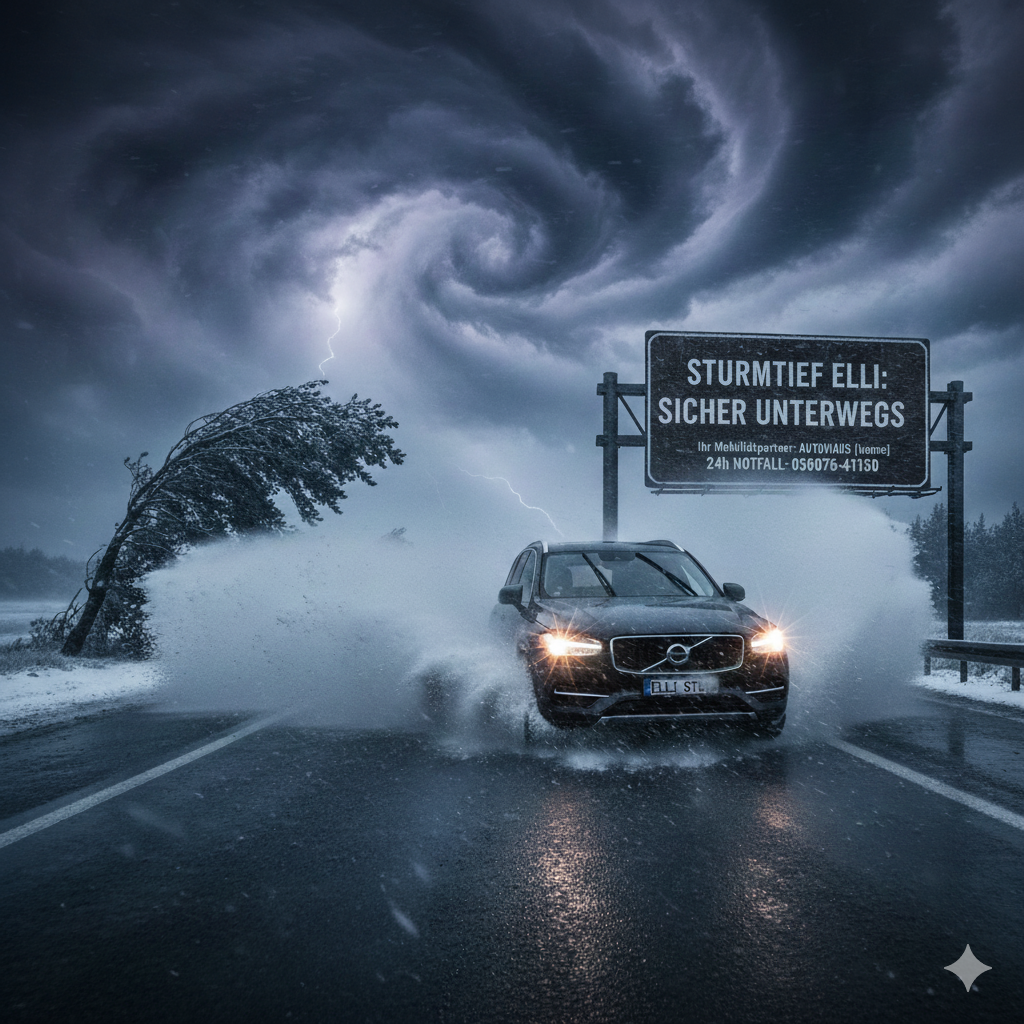 Sturmtief „Elli“: Wind, Regen und Schnee – So kommen Sie sicher ans Ziel