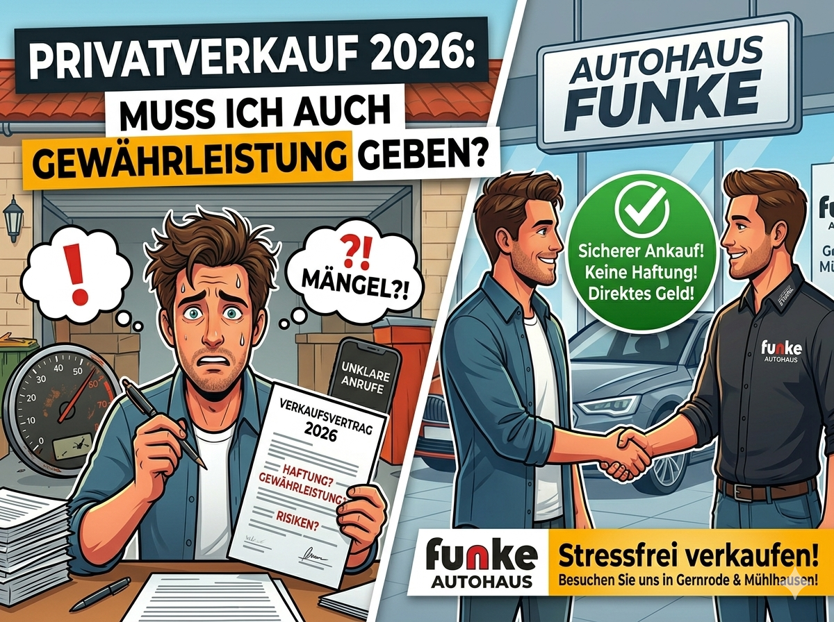 Privatverkauf 2026: Muss ich auch Gewährleistung geben?